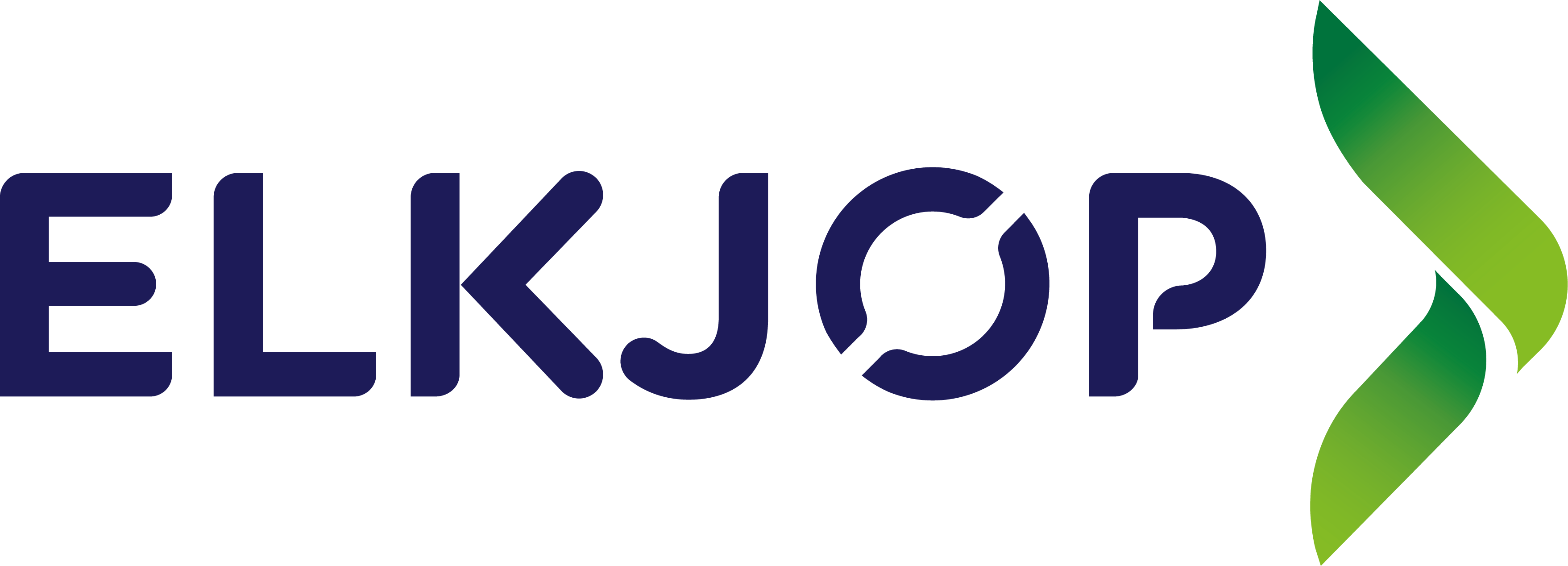 Elkjop logo blue